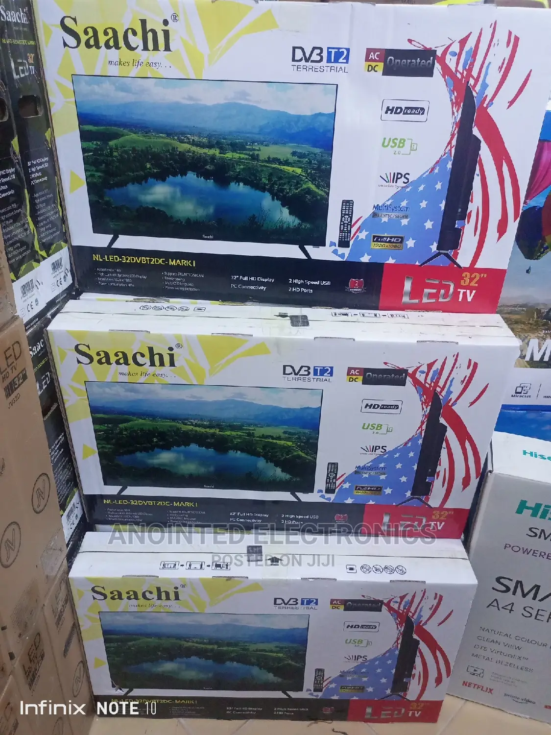 Saach 32" Digital Flameless