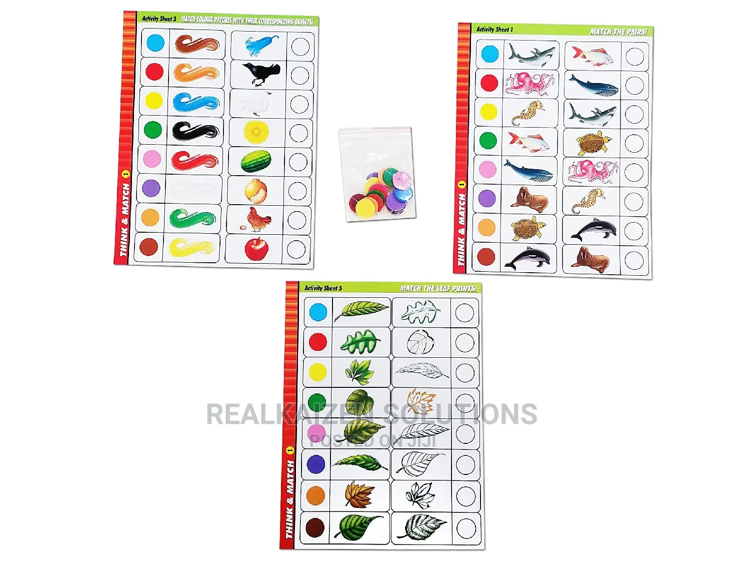 CREATIVES Educational Think and Match Icard Game Board