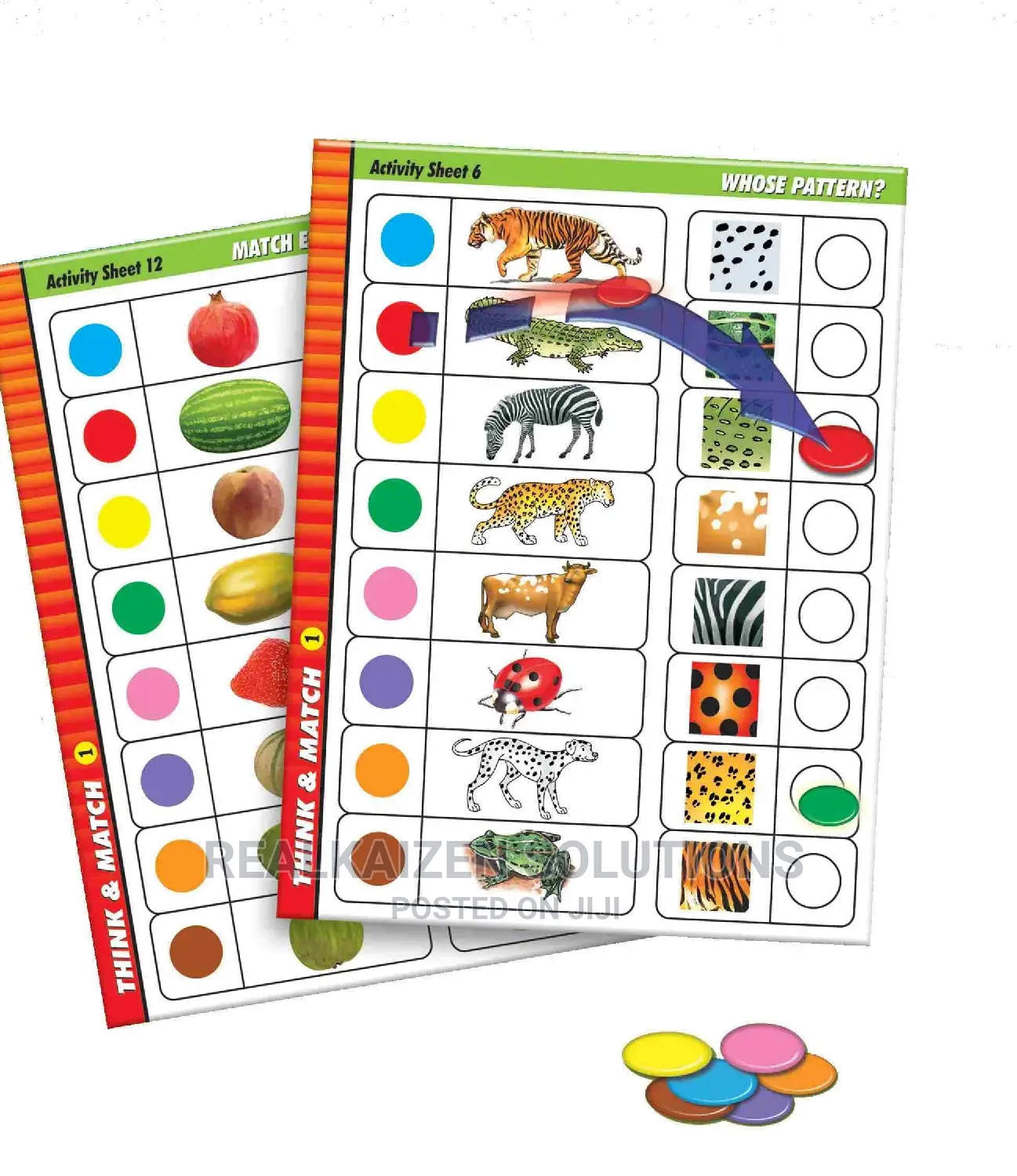CREATIVES Educational Think and Match Icard Game Board
