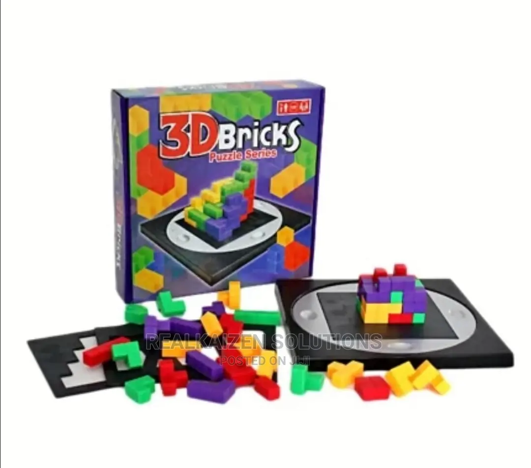 3D Bricks Puzzle Series For Both Children and Adult