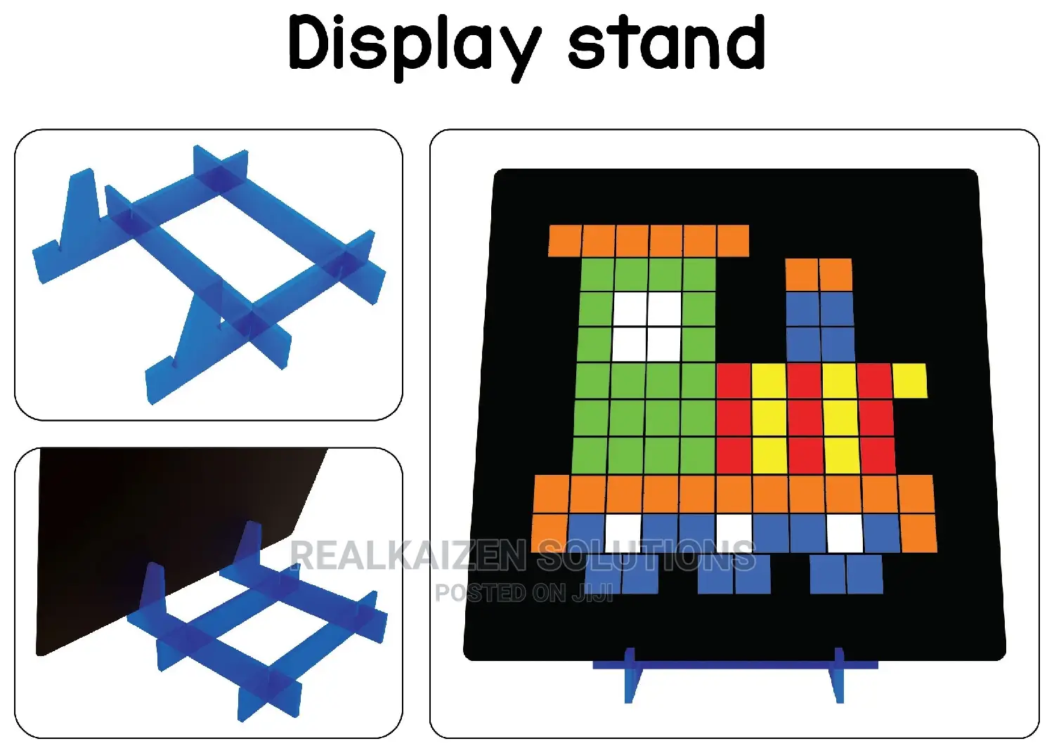 PLAY PANDA Colourful Magnetic Square Puzzles Gameboard