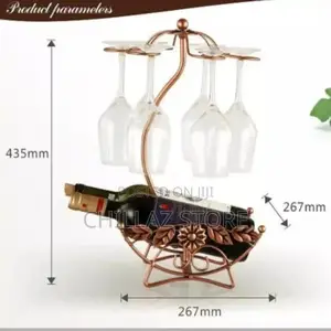 Wine Rack Plus Glass Holder