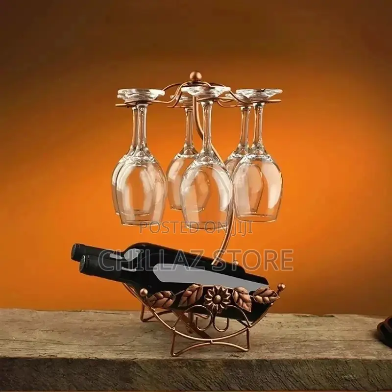 Wine Rack Plus Glass Holder