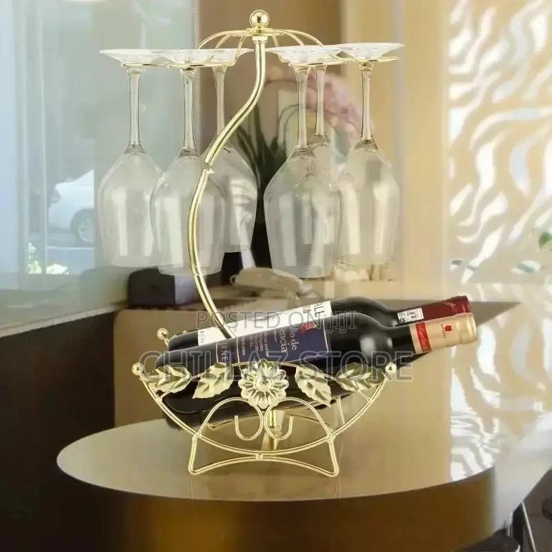 Wine Rack Plus Glass Holder