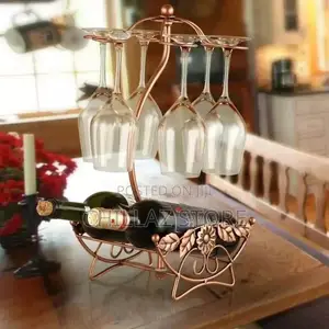 Wine Rack Plus Glass Holder