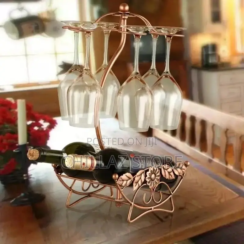 Wine Rack Plus Glass Holder
