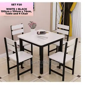 4seaters Wooden Restaurant Set