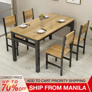 4seaters Wooden Restaurant Set