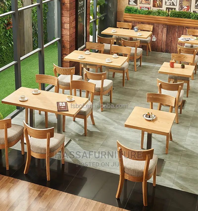 4seaters Wooden Restaurant Set