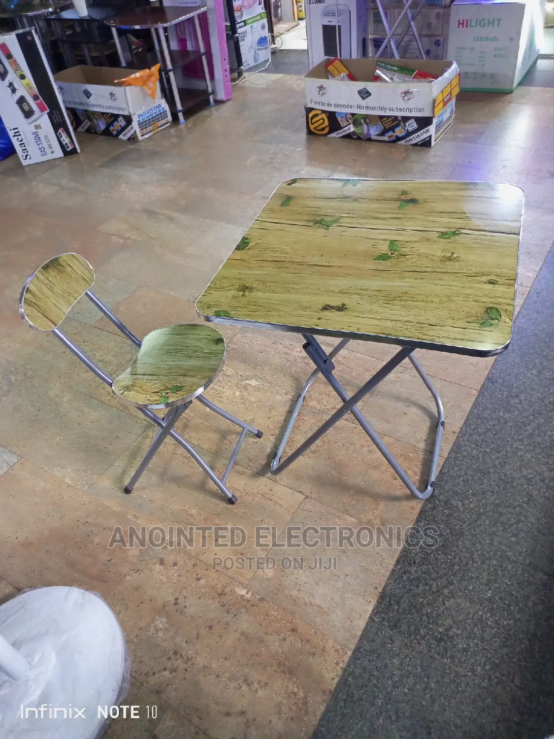 Table and Chair