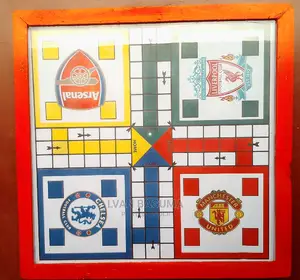 Ludo Board Game (Glass Protected) - 12 by 12 Inches