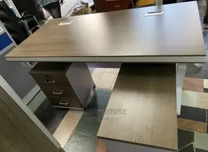 Set of Office Tables and 3 Door Filing Cabinet