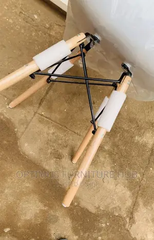 Classic Plastic Chair (Wooden Legs)