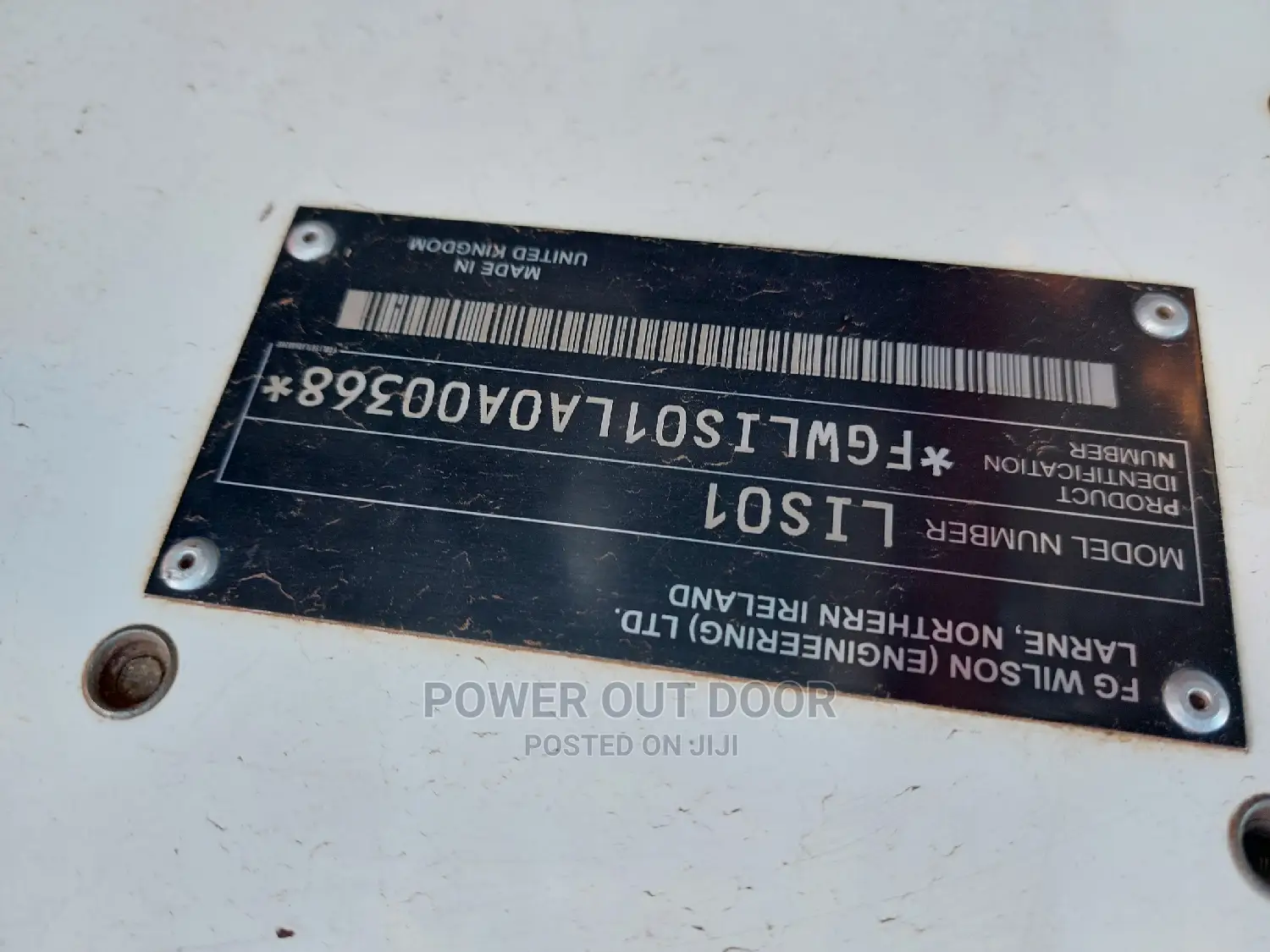 Liester Pieter 20 Kva DIESEL Generator