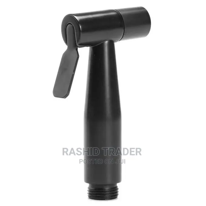 Toilet Cleaner Bidet Spray Gun. Black