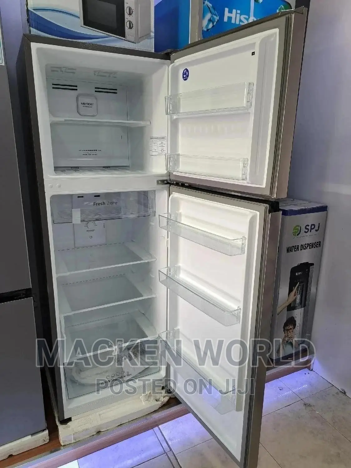 419L Hisense Double Door Frost Free Fridge