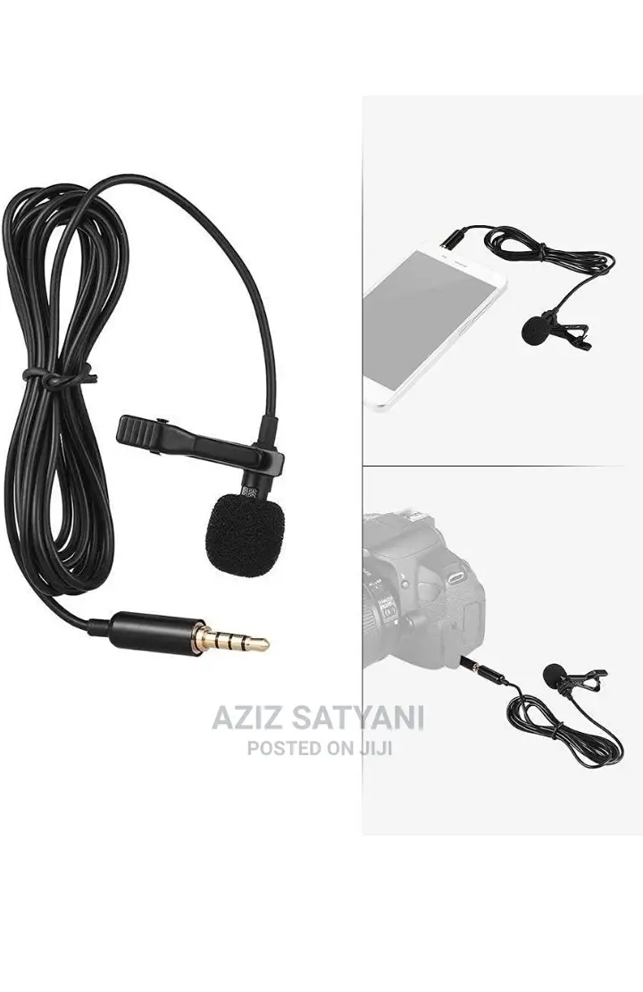 3.5AUX Lavaler Condsr Microphne For Avdo And Vdo Recording