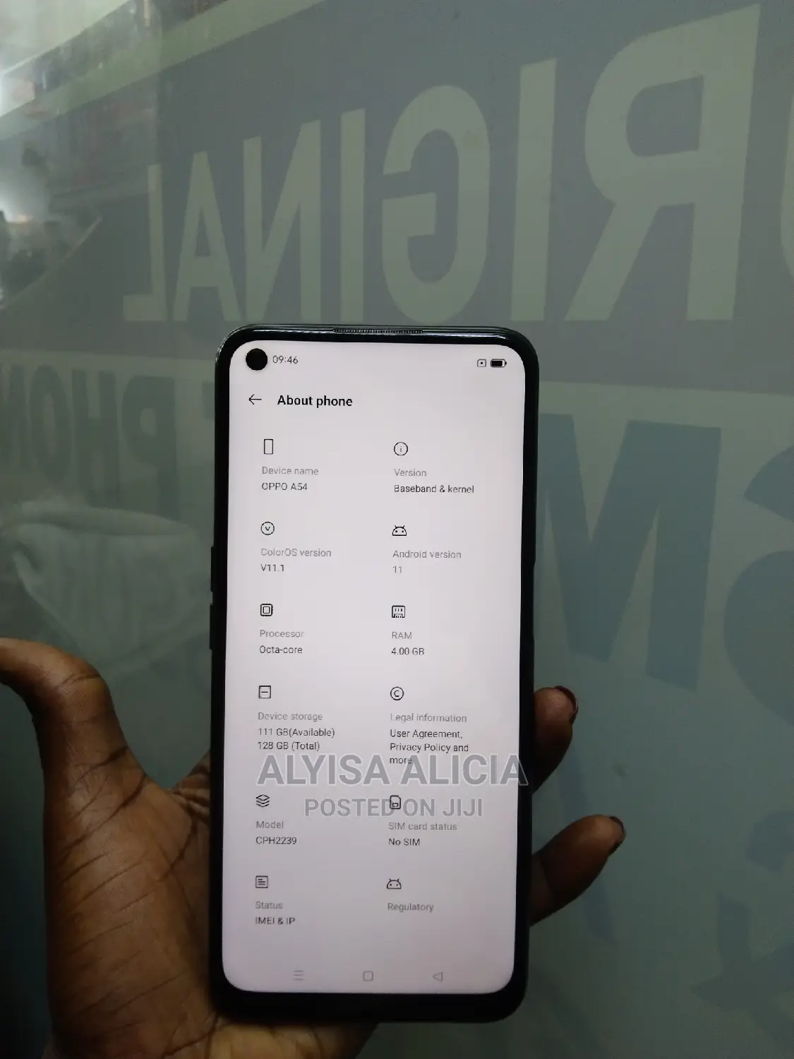 Oppo A54 128 GB Black