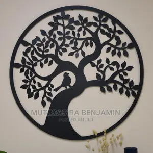 Photo - Nature Meets Modern Art Tree and Bird Wood Art Interior Deco