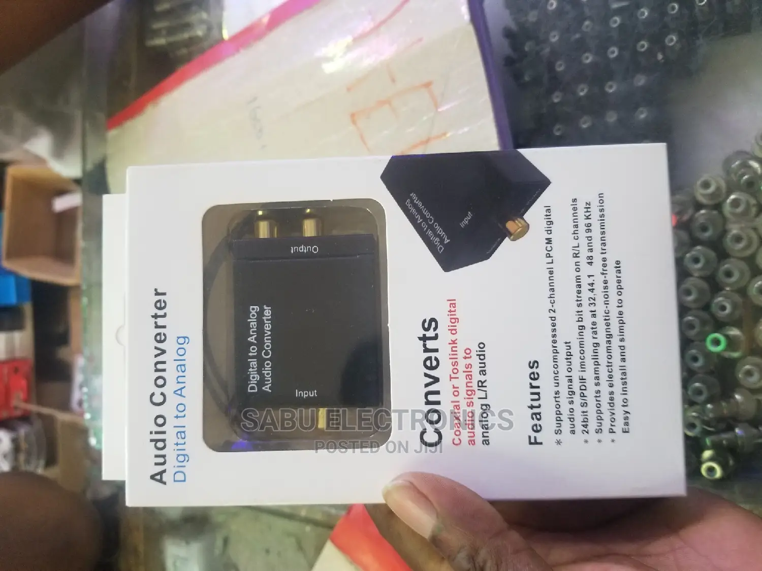Converter for Audio Digital to Analogue , Optical to Aux