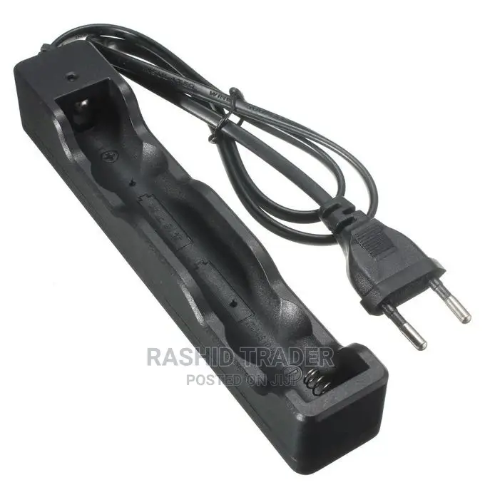 4.2V Single Slot E Charger for 18650 Li-Ion Rechargeable Fla