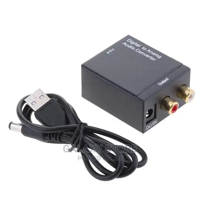 Digital to Analog Audio Converter Toslink Spdif Coaxial