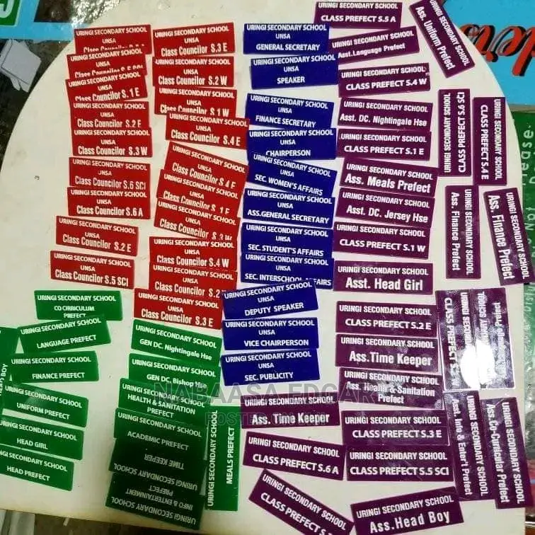 Plastic IDS and Name Tags