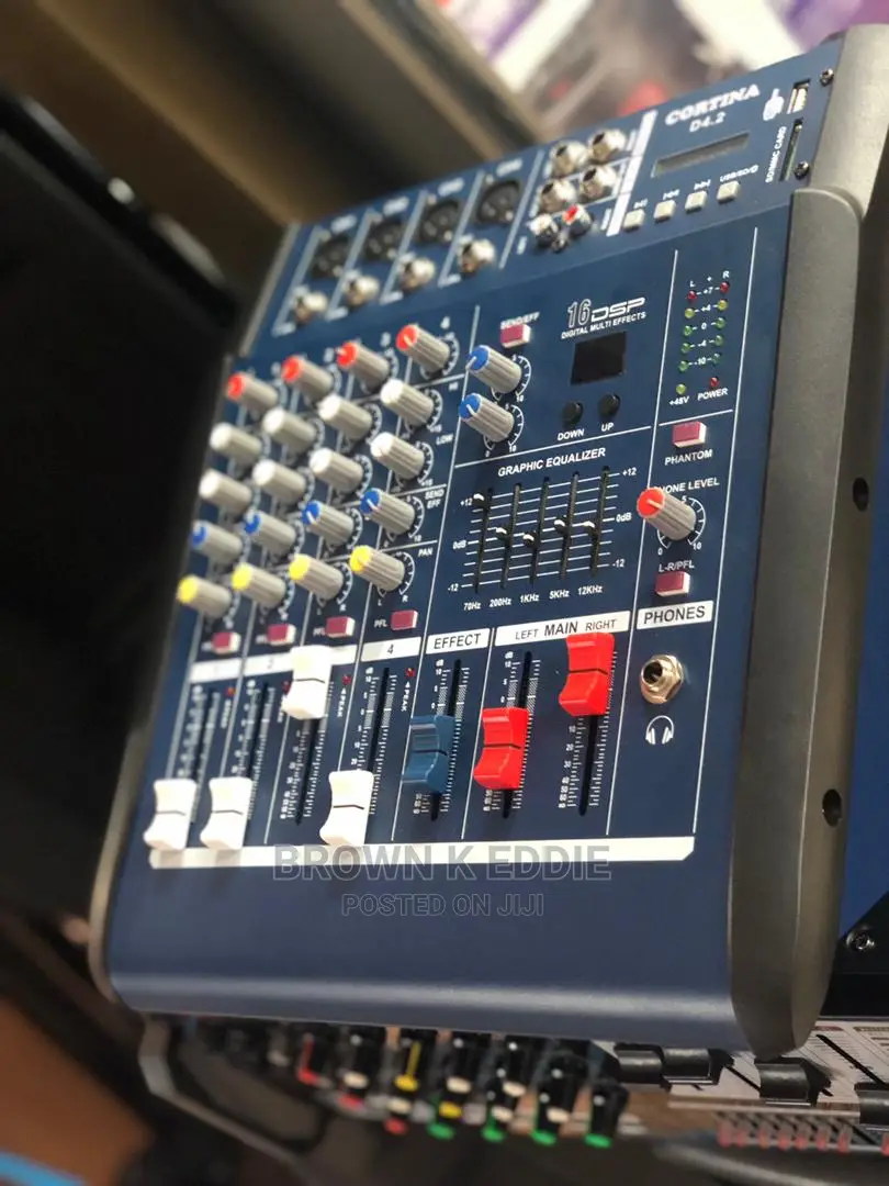 Power Amp Mixer 4 Channels