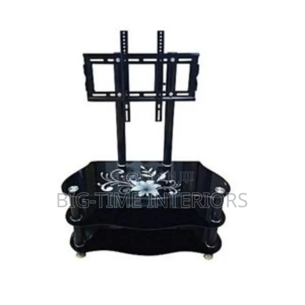 Modern Glass Tv Stand With Tv Mount