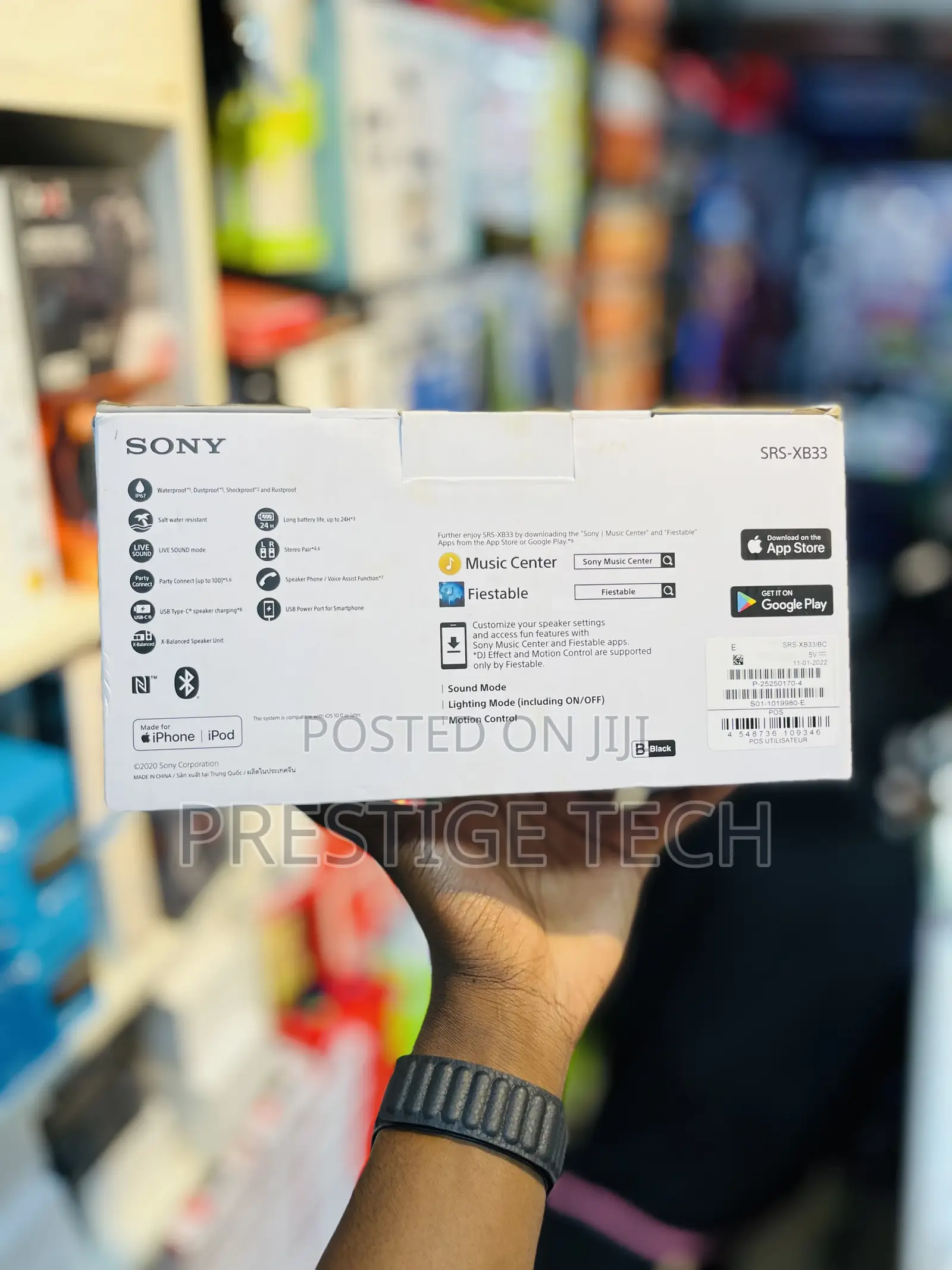 Sony XB33 Bluetooth Speaker (Brand New)