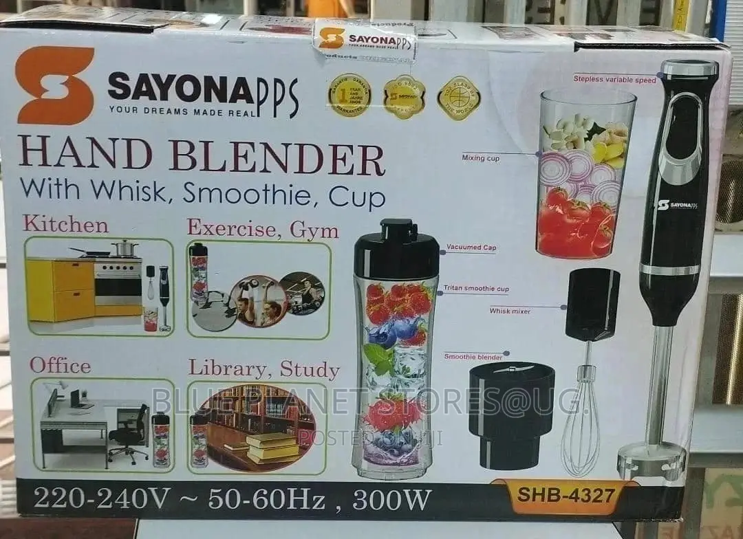 Sayona 4_in_1 Electric Hand Blenders || 300w || SHB-4327