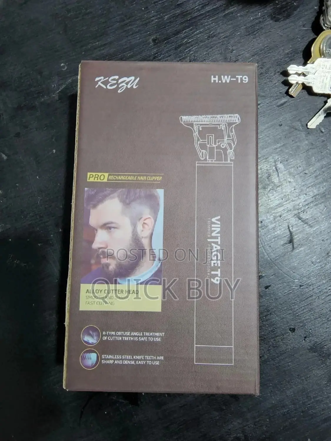 Vintage T9 Rechargeable Hair Trimmer