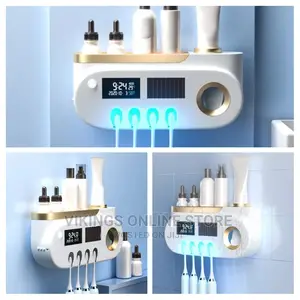 Intelligent Sterilizer Toothrush Holder and Dispenser.