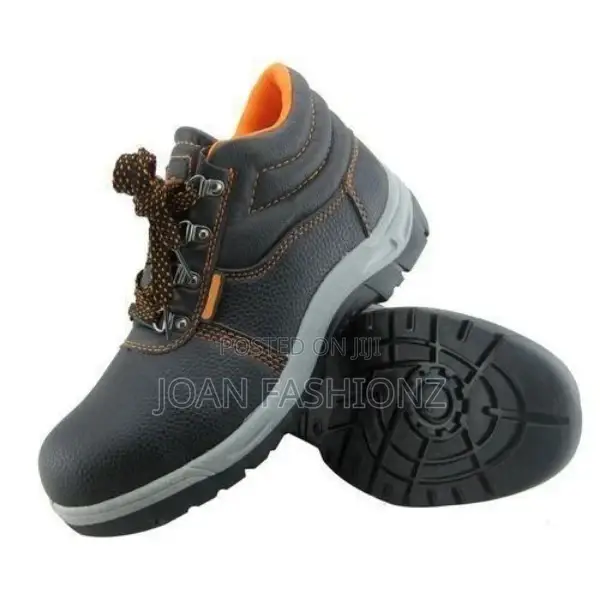 Rocklander Safety Construction Boots-Orange and Grey