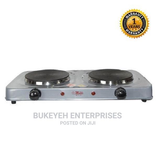 Electro Master EMHP1083 Double Burner Hot Plate 3000W Gr in Nakawa Kitchen Appliances