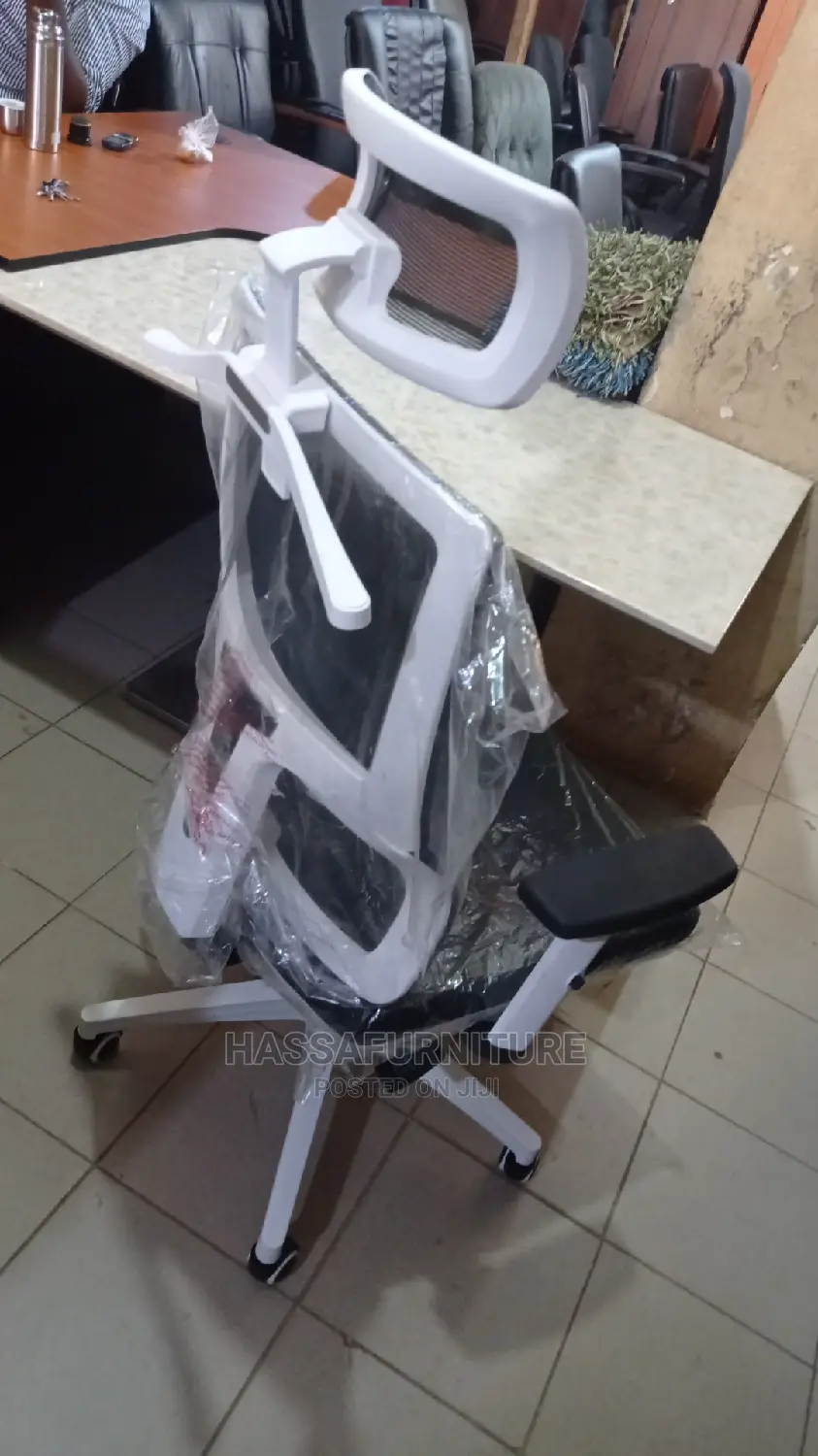 Mesh High Back Office Chair White Colour