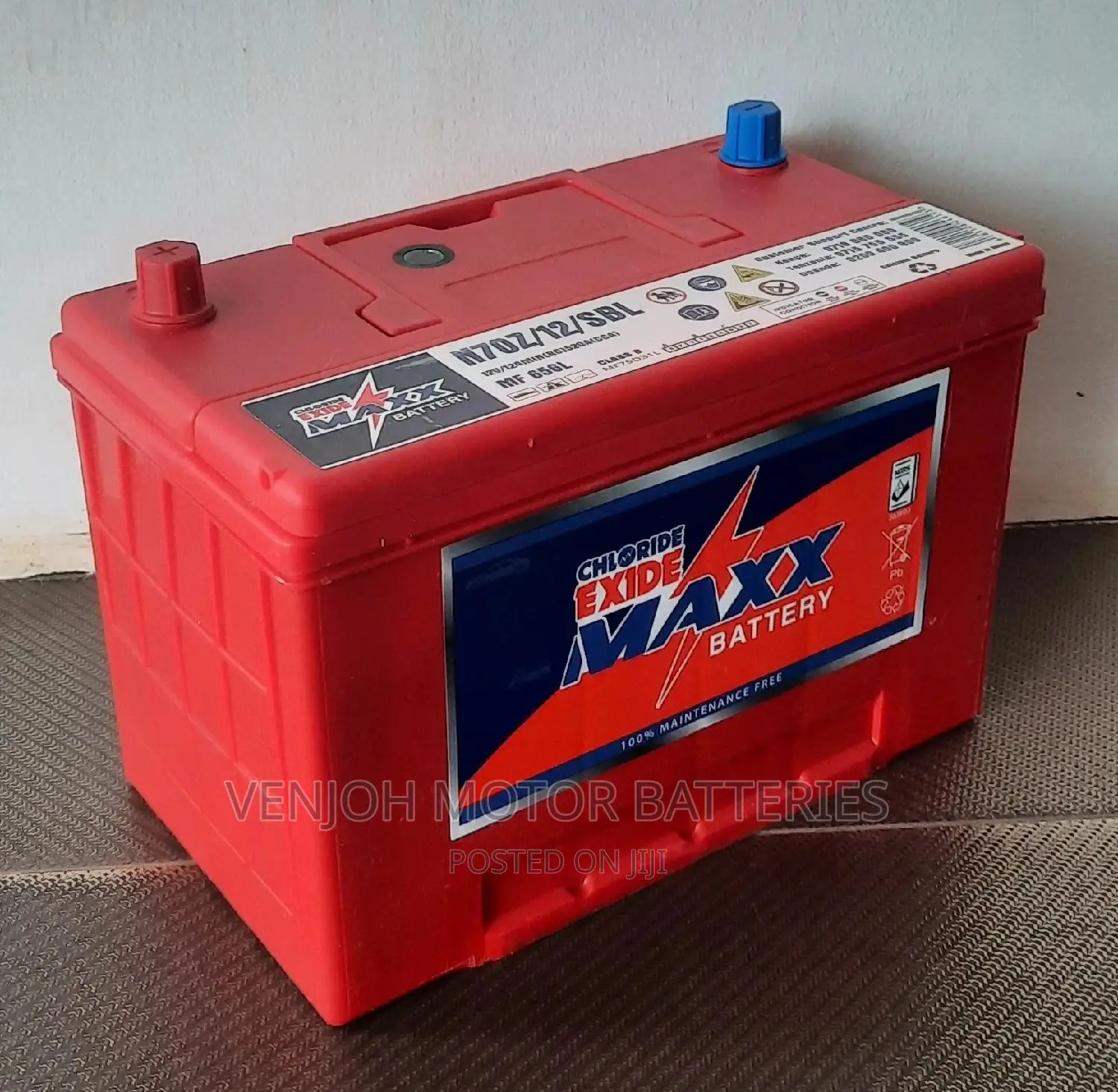 N70z Maxx Maintainance Free Car Battery