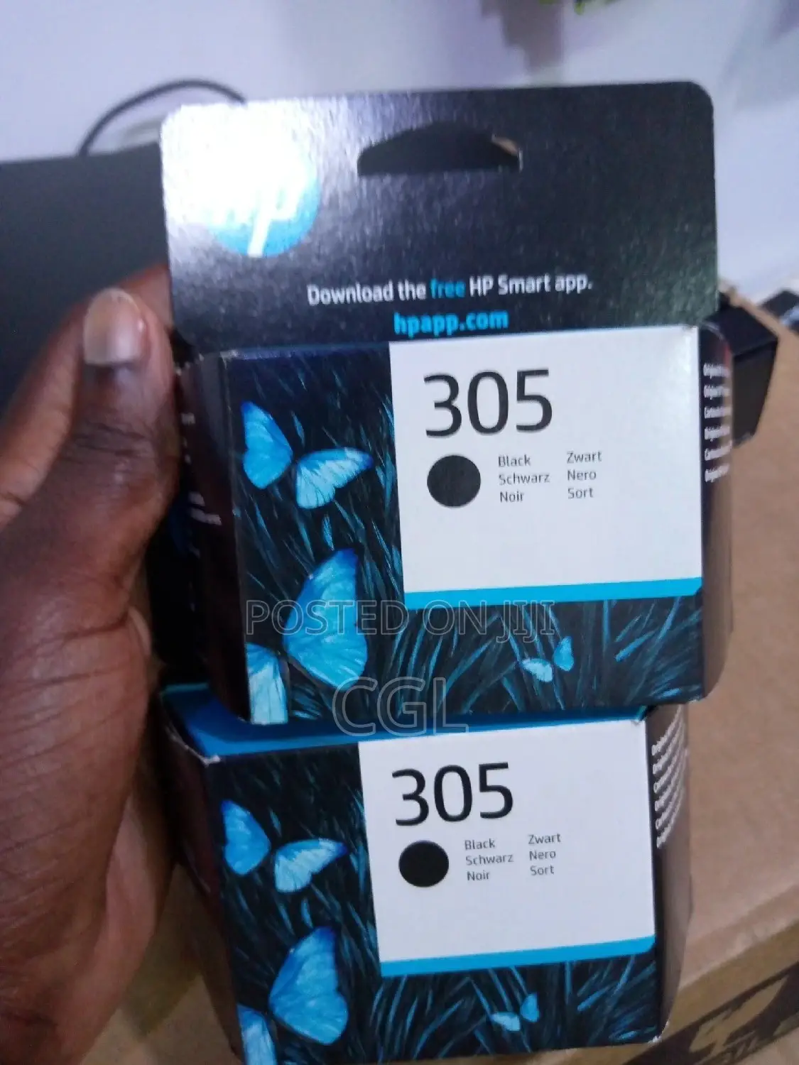 Hp 305 Catridge Ink Toner Black and Colour All Available