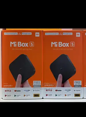 Xiaomi Mi Box S 4K Ultra HD Set-Top Box Wi-Fi - Black