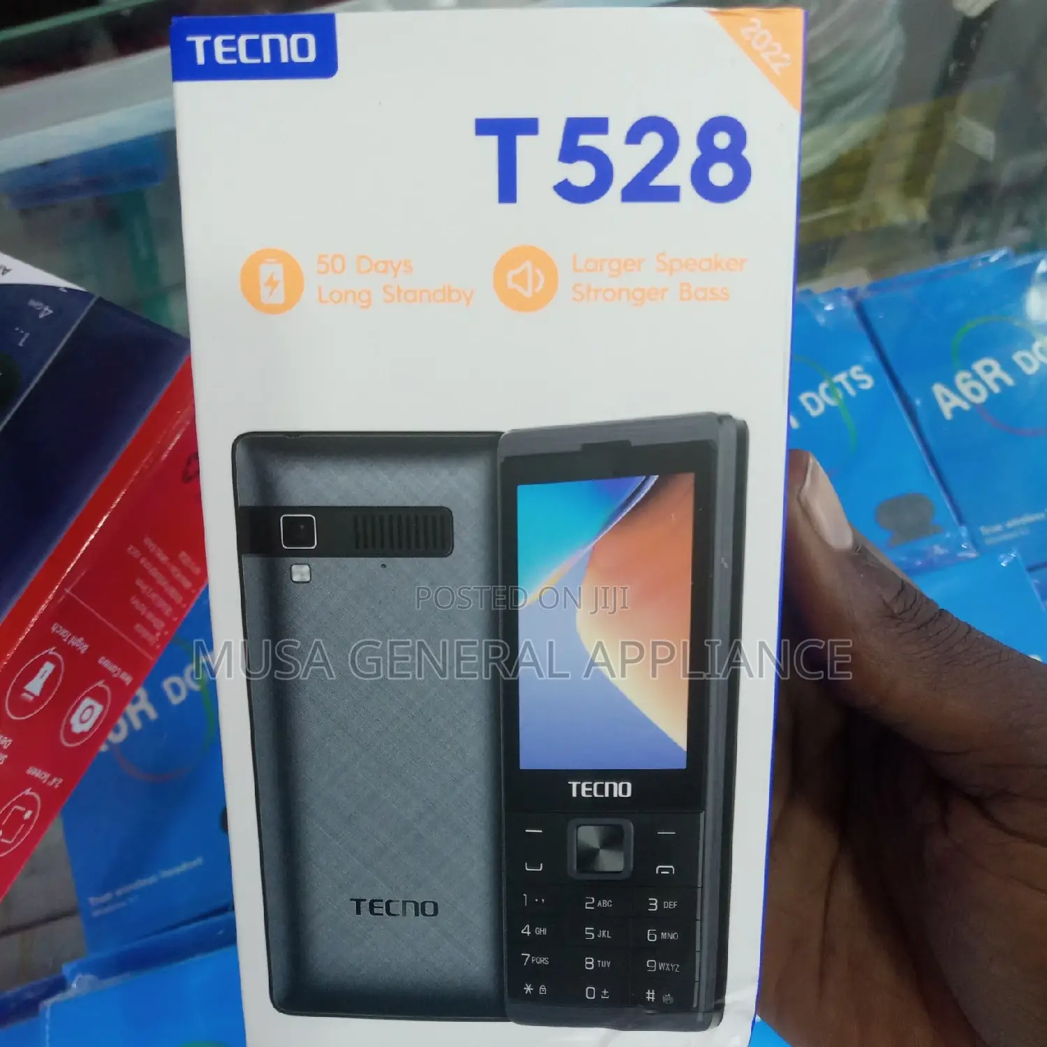 New Tecno T528 Black