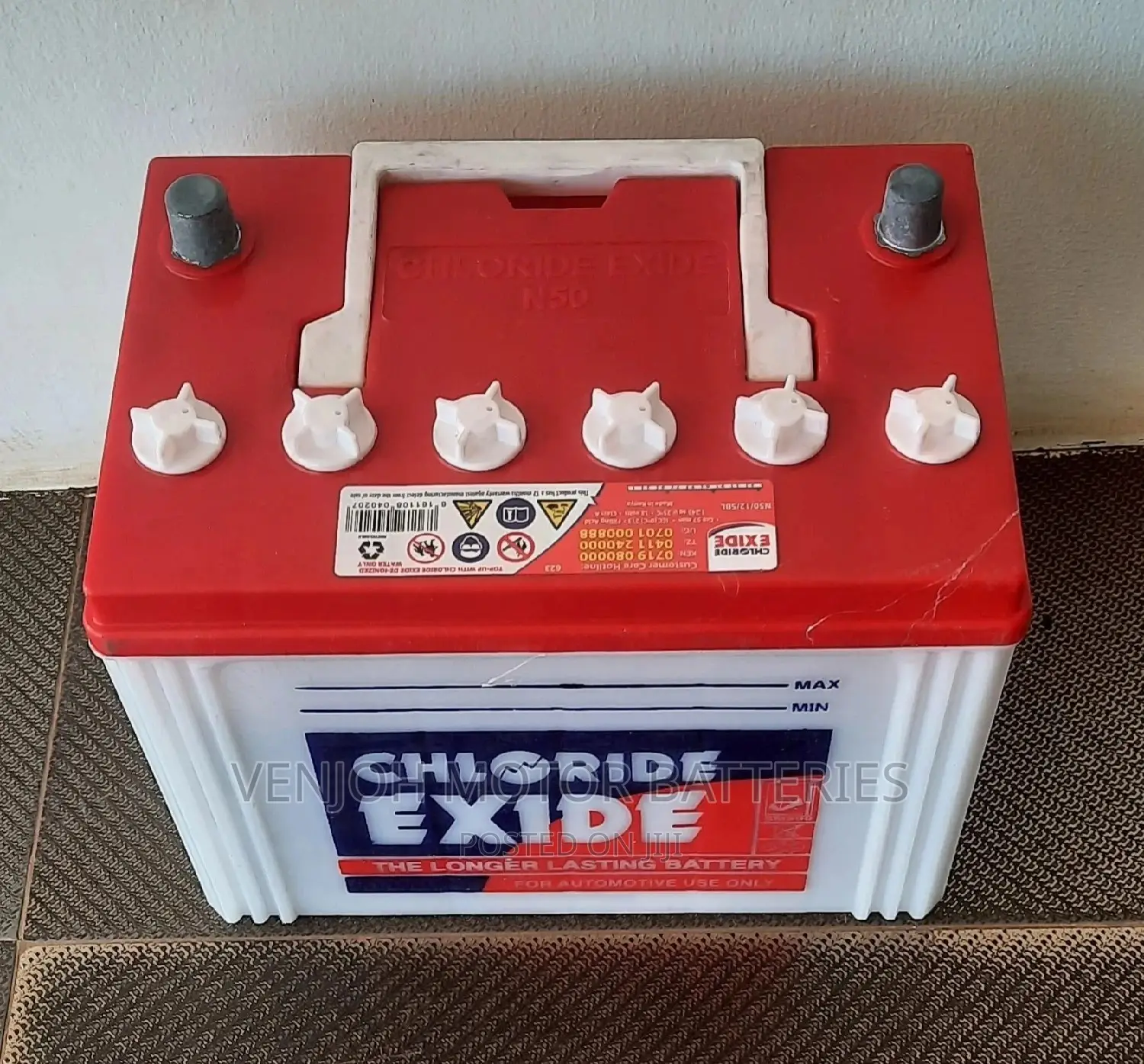 N50 /50 Ah Car Battery