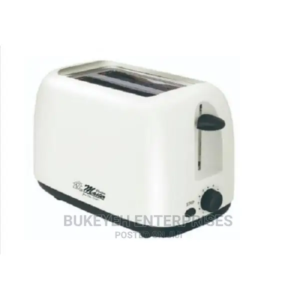 Electro Master 2 Slice Pop Up Bread Toaster White/Black in Nakawa