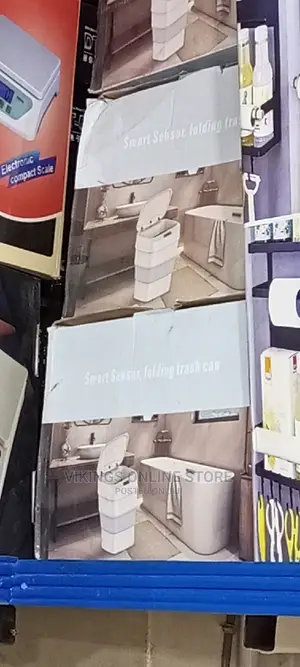 Smart Sensor Folding Trash Can