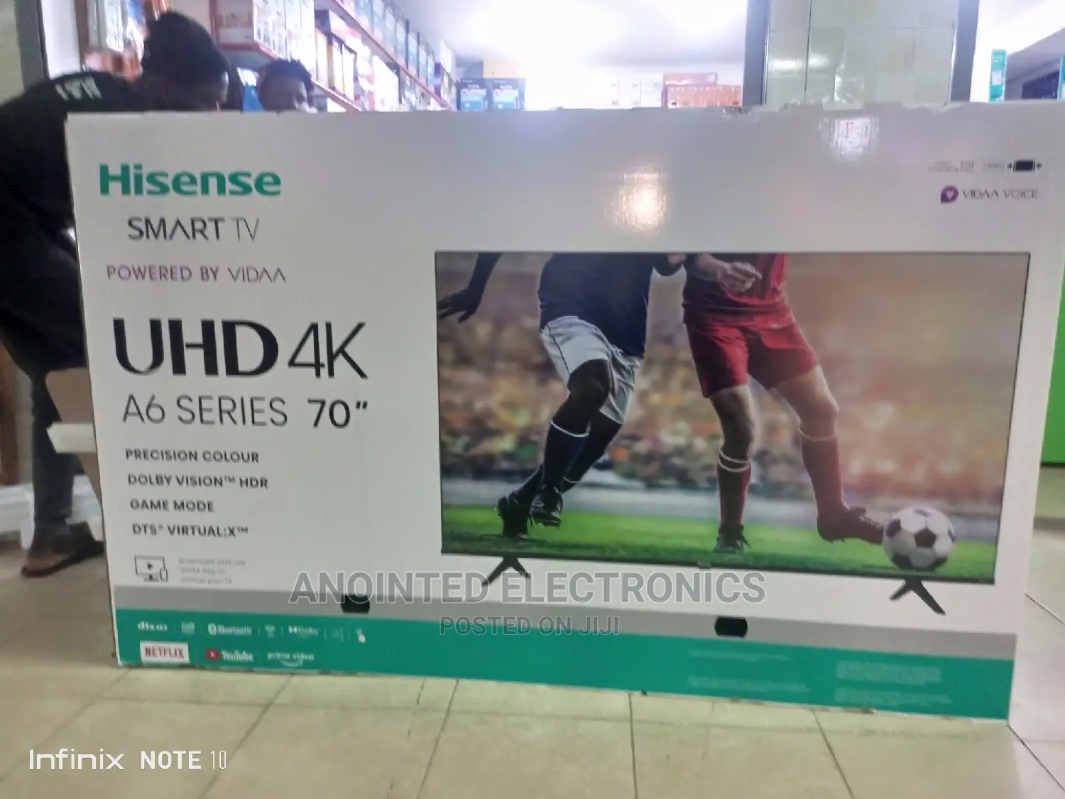 Hisense 70" Uhd 4K A6 Series'