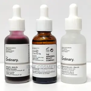 The Ordinary Serum Set of 3; Aha, Niacinamide + Caffeine Oil
