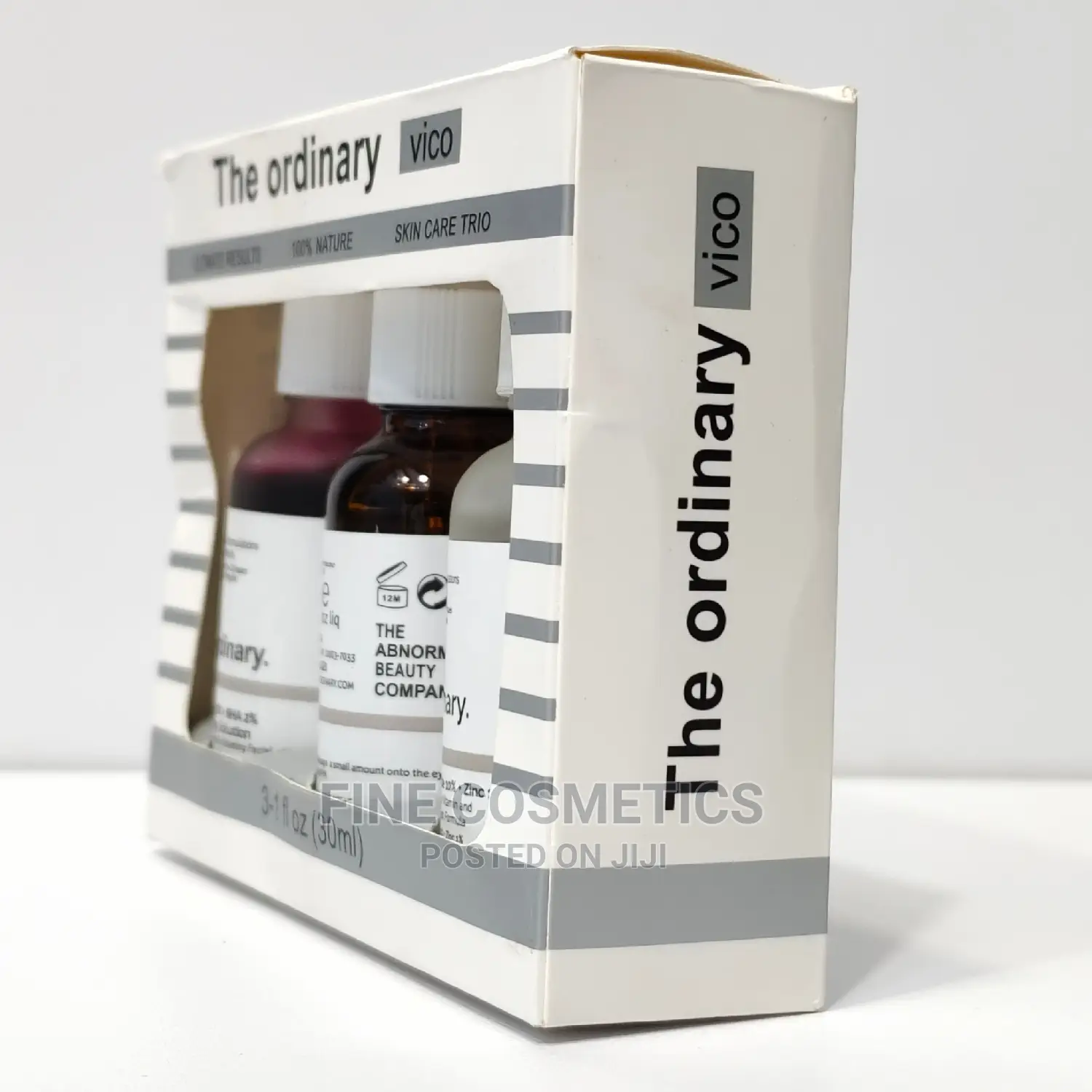 The Ordinary Serum Set of 3; Aha, Niacinamide + Caffeine Oil