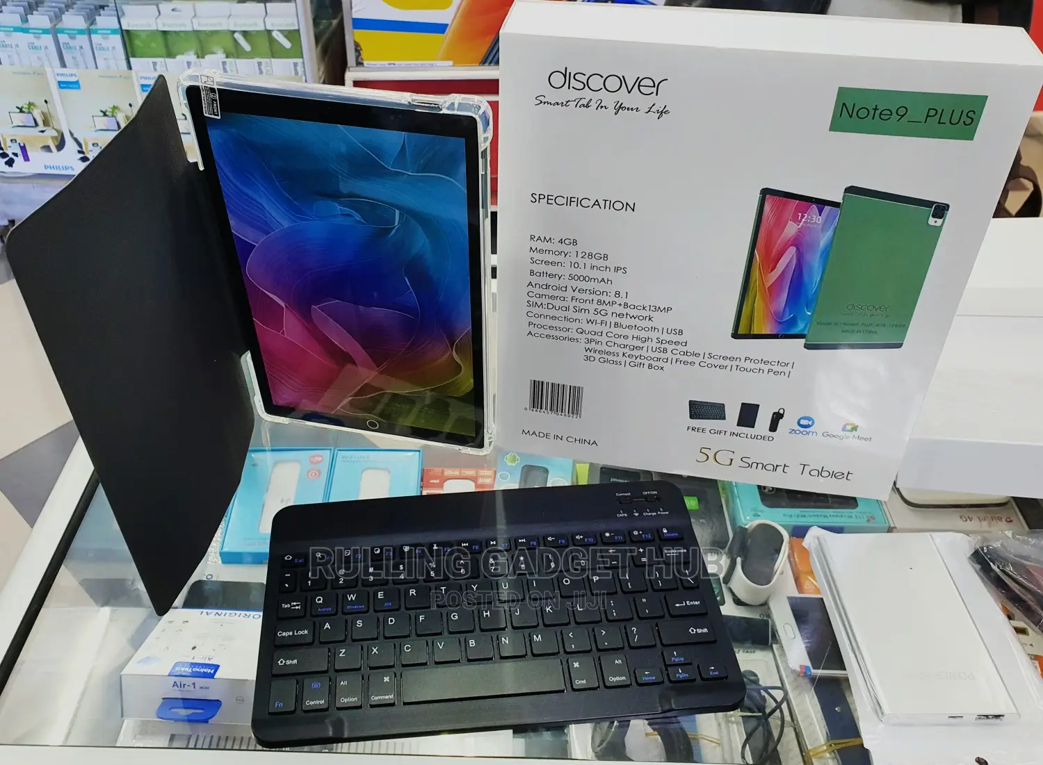 New Discover Note 9 Plus 128 GB Black
