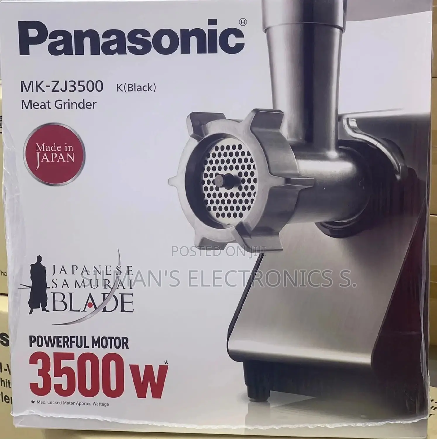 Panasonic Mk-Zj3500 Meat Grinder