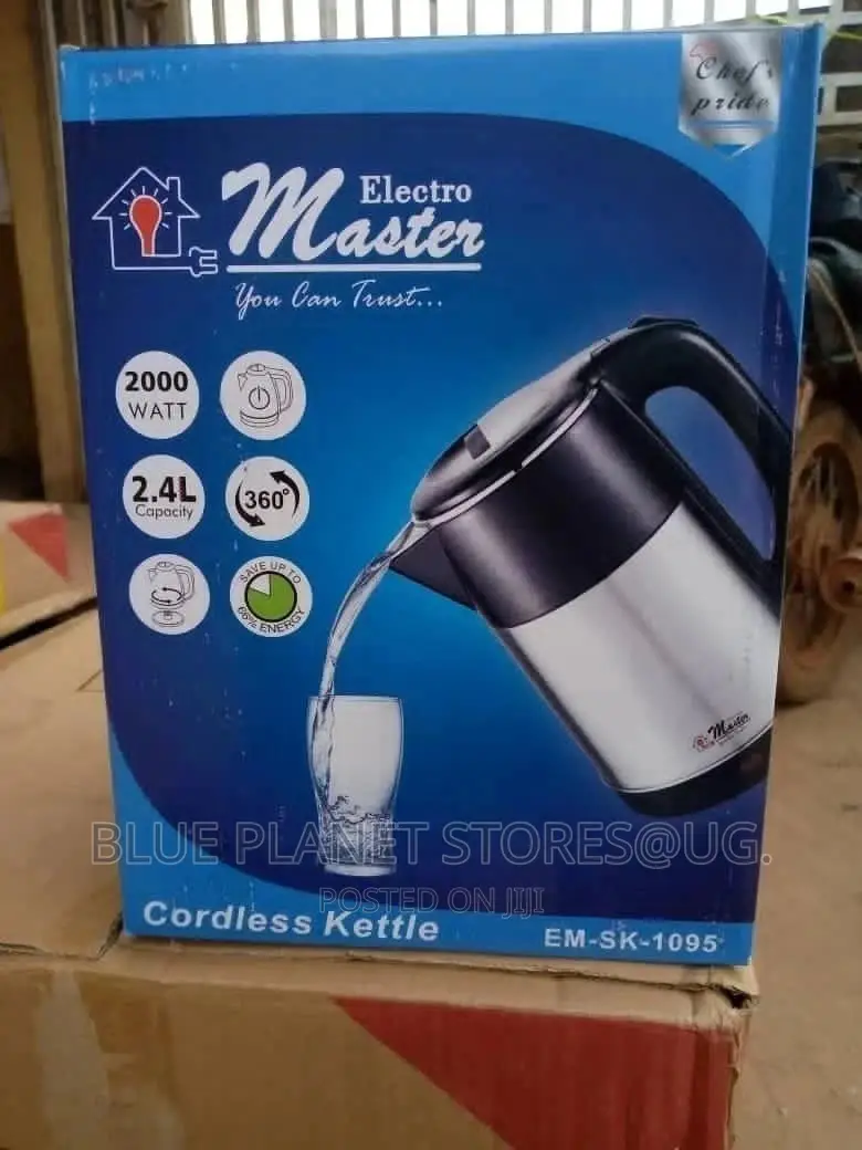 Electro Master 2.4L Cordless Kettles || 2000w || EM-SK-1095
