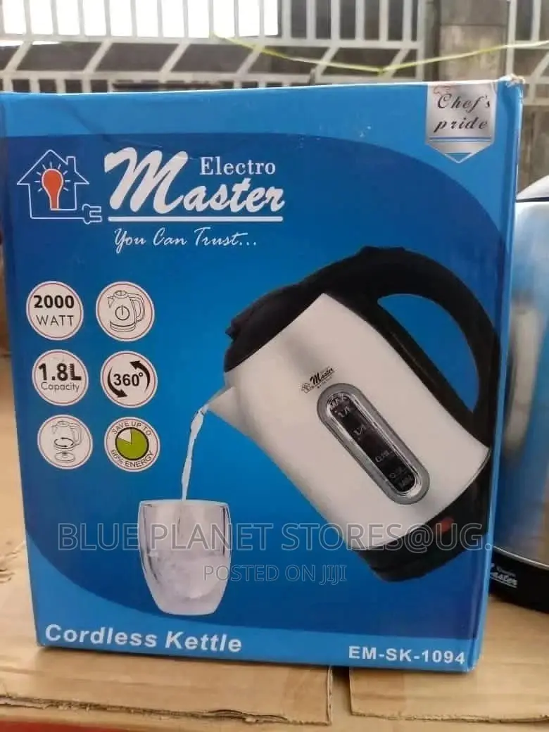 Electro Master 1.8L Cordless Kettles || 2000w || EM-SK-1094